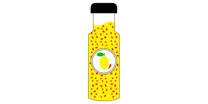 Organic spicy lemon sauce<br>(215 ml)